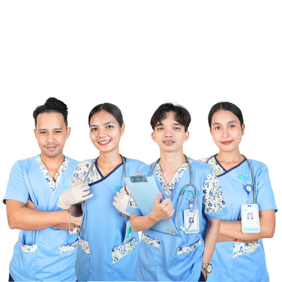 Hospicare care team providing home healthcare